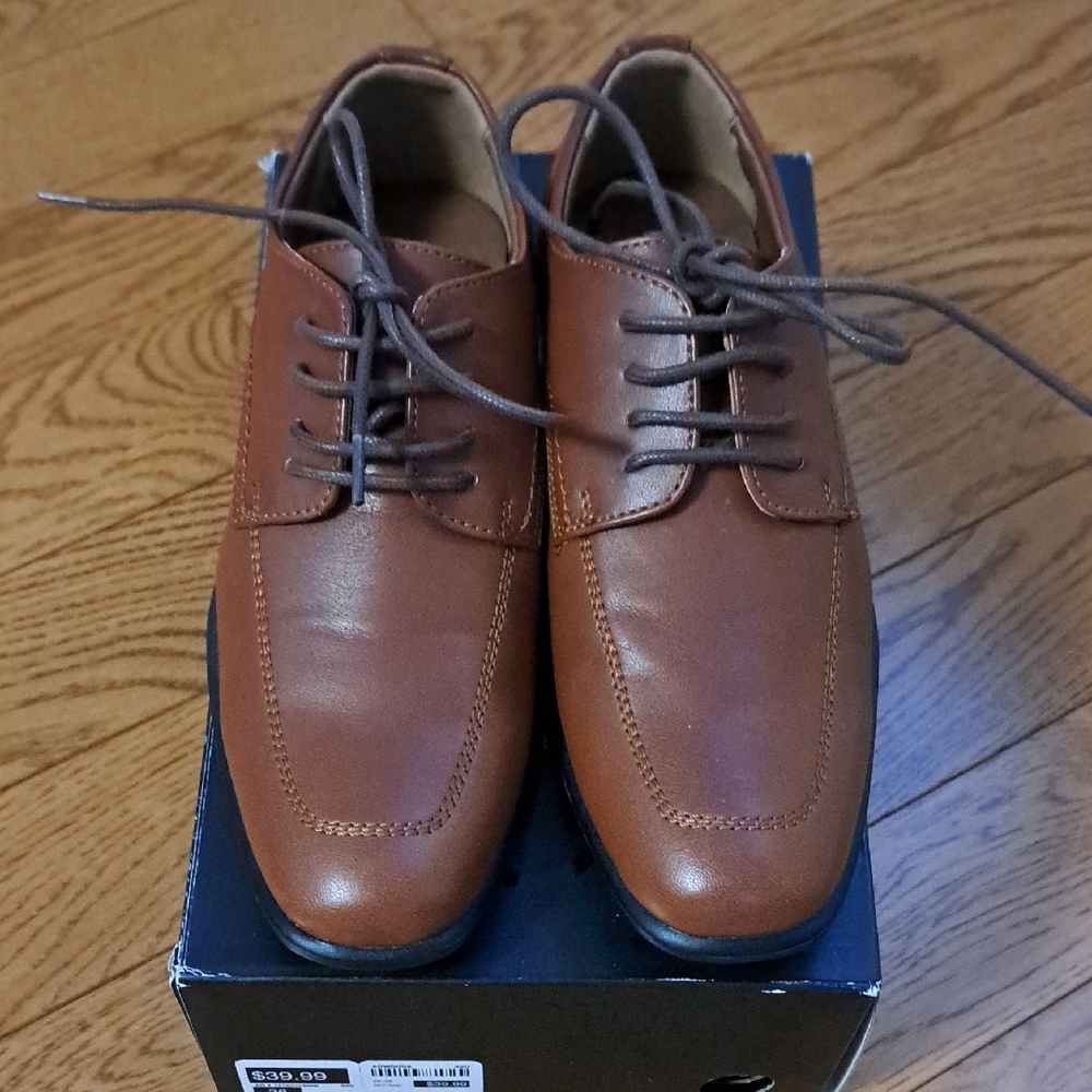 Men's Brown Leather Dress Shoes
